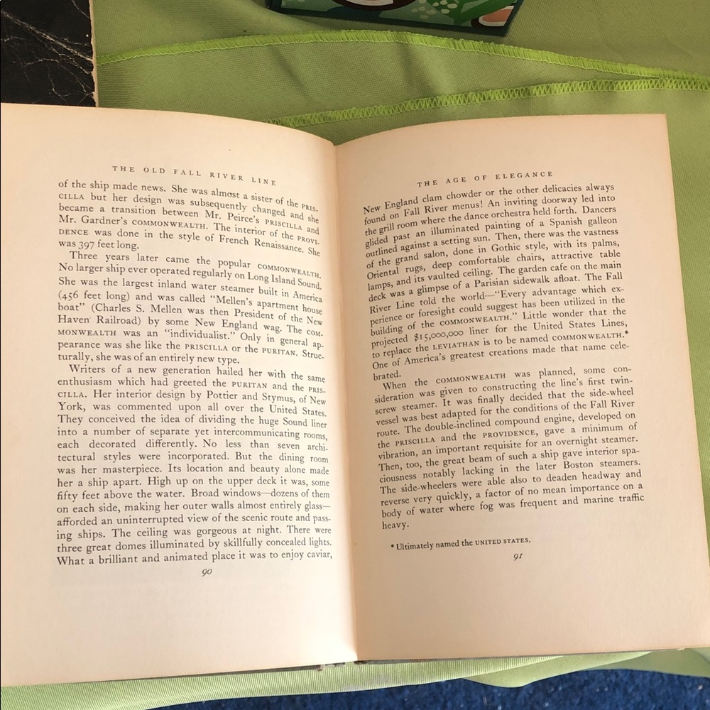 The Old Fall River Line Hardcover Book - Beige Spine - Picture 12 of 14